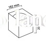 Накладной светильник LED 15W HOROZ SANDRA-SQ15/XL 4200K квадрат